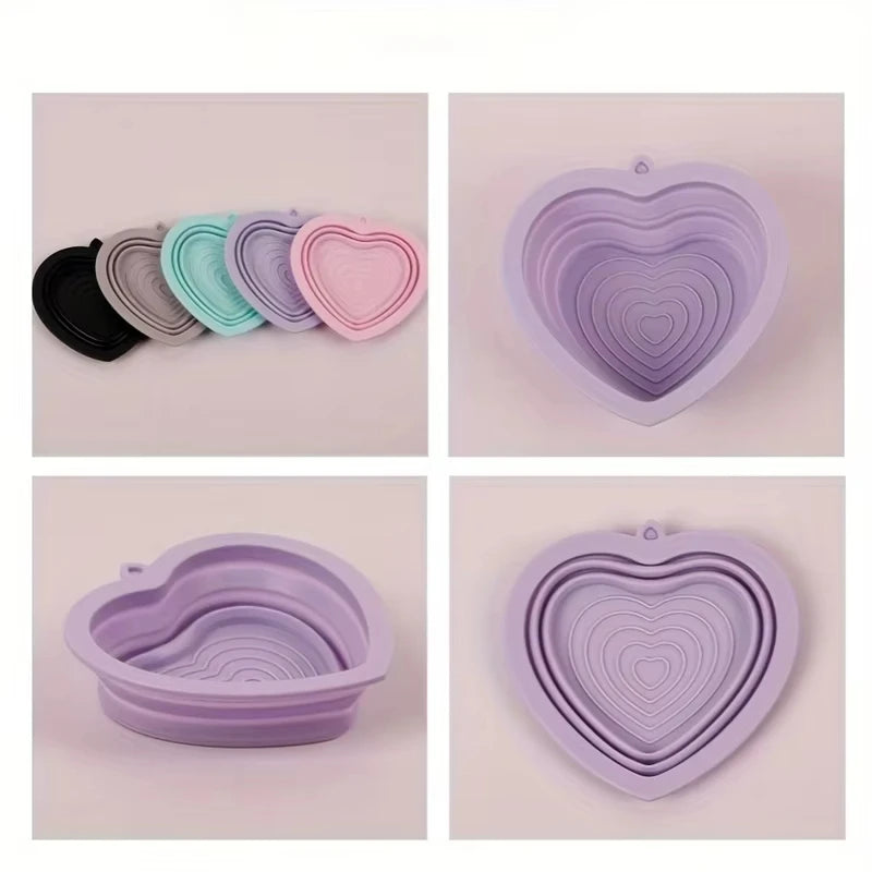 Collapsible Silicone Pet Bowl — Portable Travel Food & Water Dish, 4 Colors