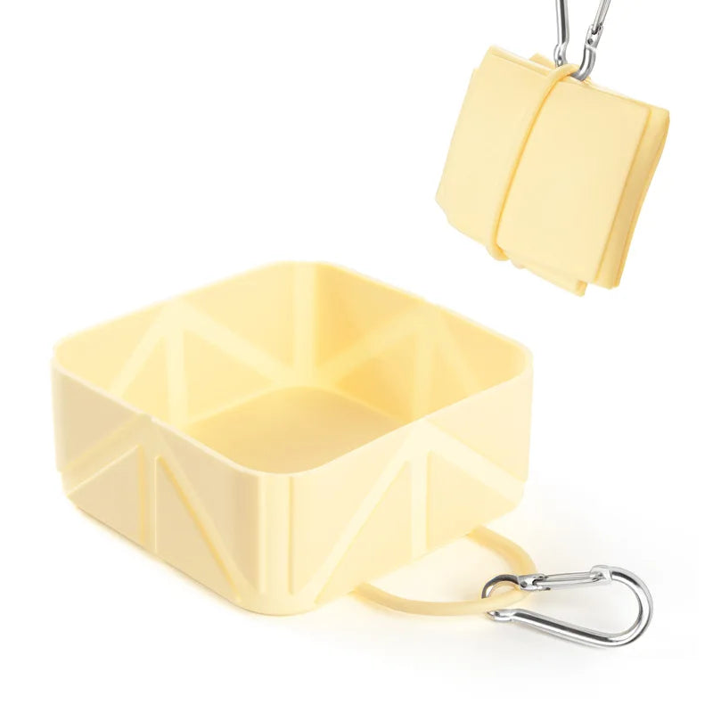 Collapsible Silicone Dog Travel Bowl — Portable & Foldable, 2-Pack