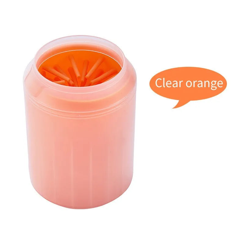 Portable Dog Paw Cleaner Cup — Soft Silicone Foot Washing Brush, 9 Sizes
