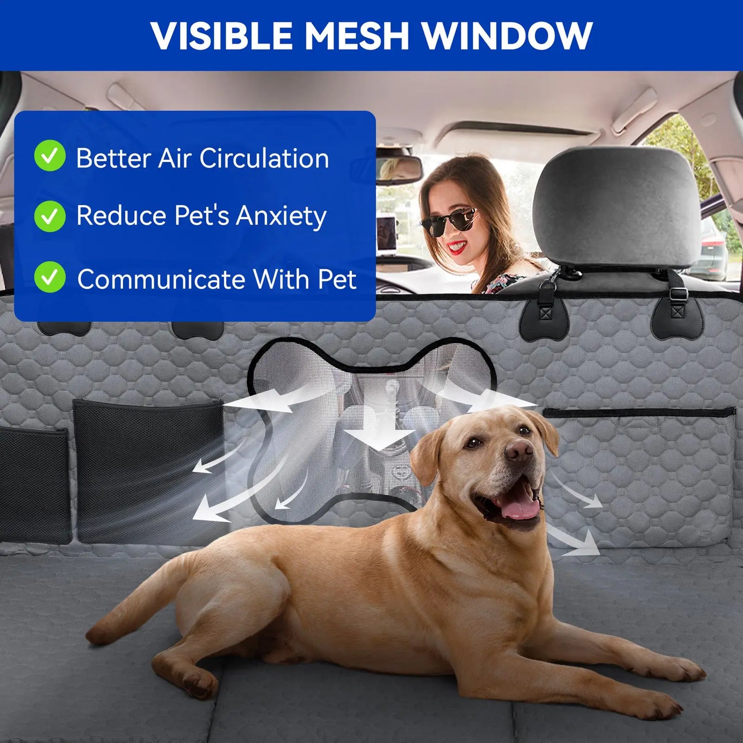 Dog Back Seat Extender & Bed — Travel Protector Mat