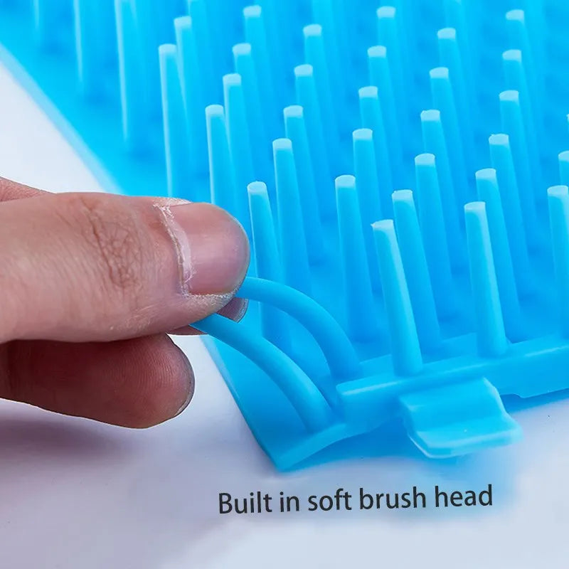 Portable Dog Paw Cleaner Cup — Soft Silicone Foot Washing Brush, 9 Sizes