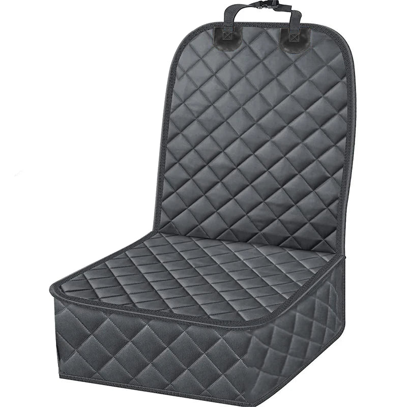 Quilted Waterproof Dog Front Seat Cover — Non-Slip Padded Protector for All Cars