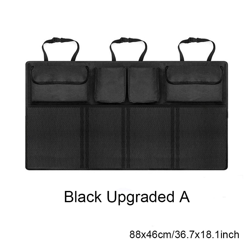 Car Trunk & Backseat Multi-Pocket Storage Organizer — High-Capacity Oxford