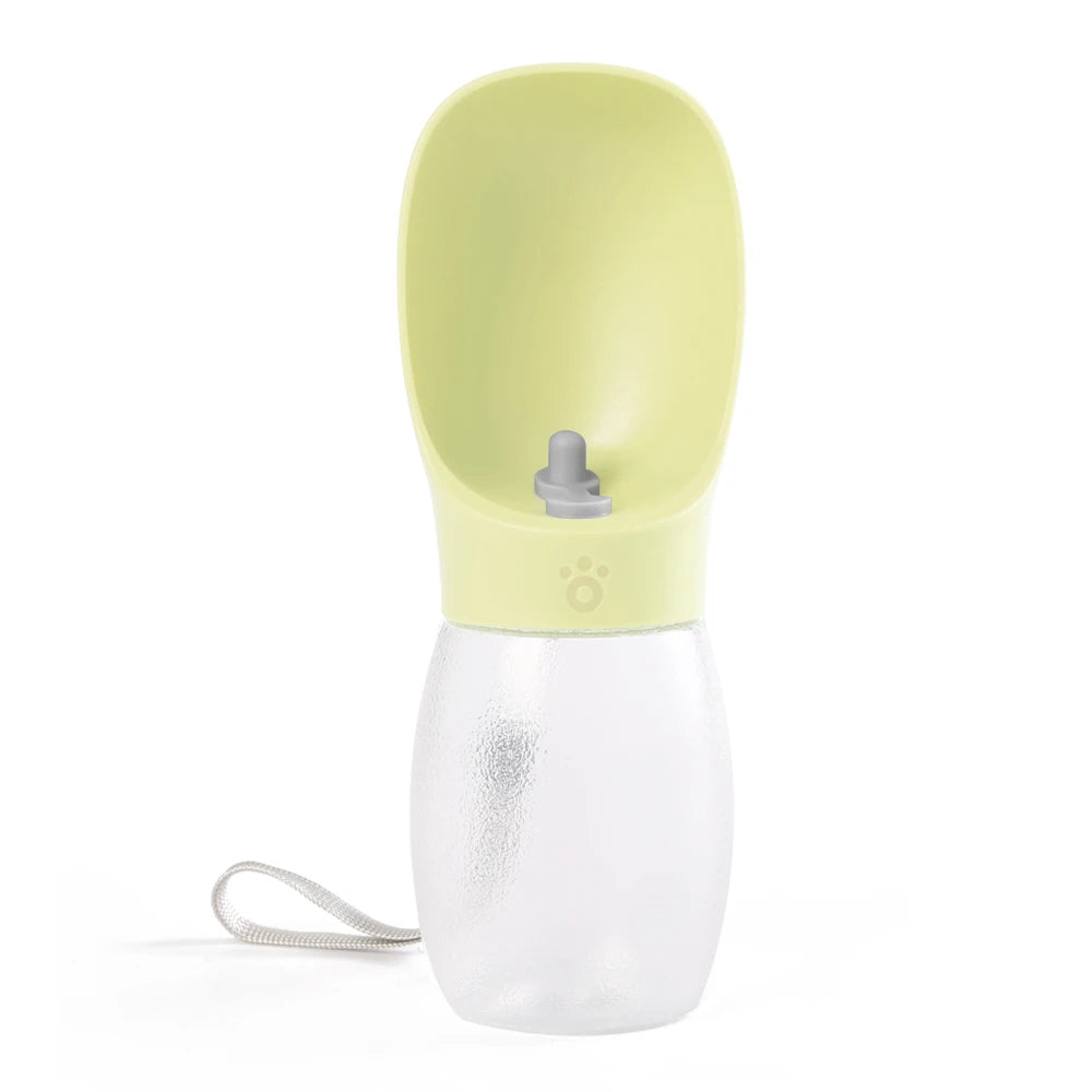 Portable Dog Travel Water Bottle — Leak-Proof with Flip Bowl