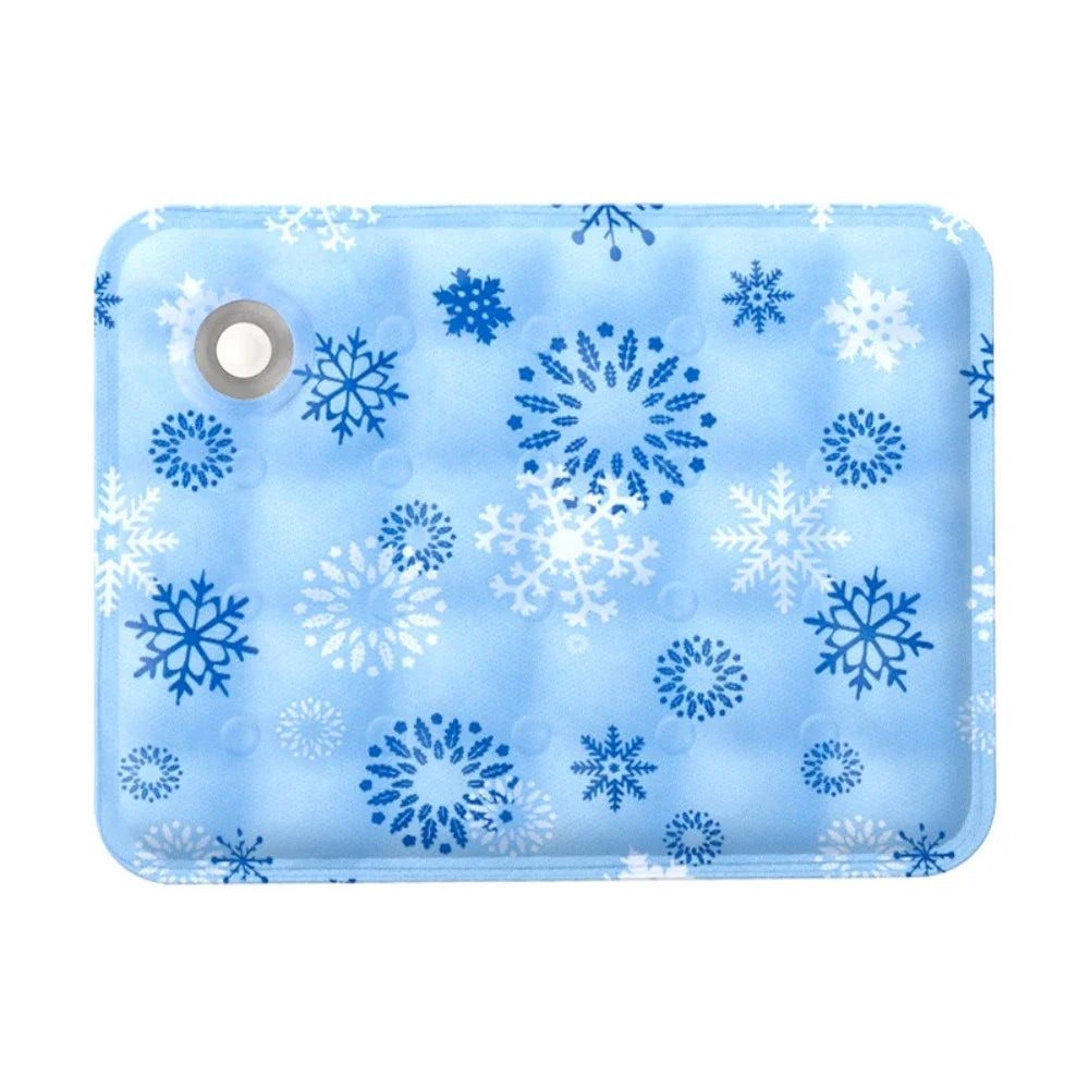 Self-Cooling Pet Mat with Water Gel — Ice Pad for Dogs & Cats, S to XL