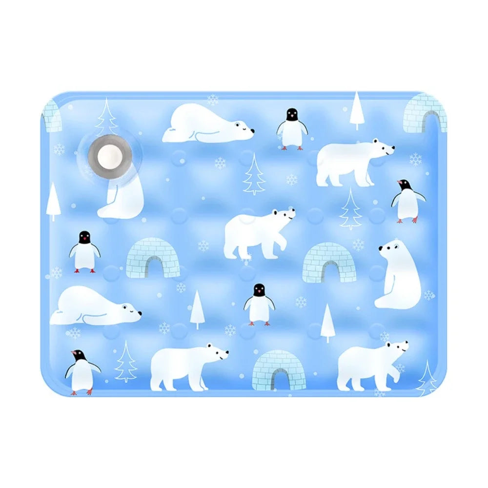 Self-Cooling Pet Mat with Water Gel — Ice Pad for Dogs & Cats, S to XL