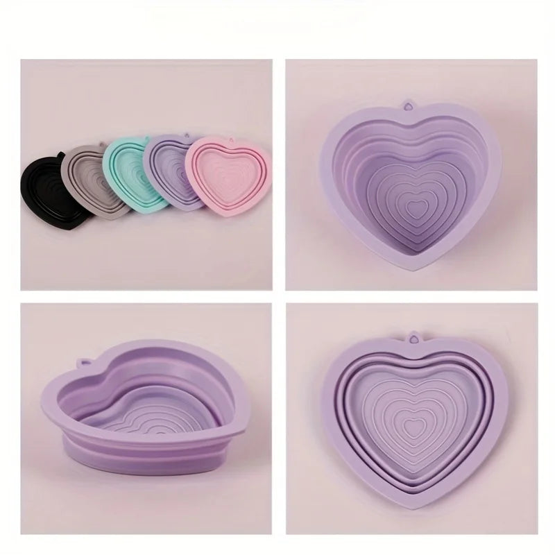 Collapsible Silicone Pet Bowl — Portable Travel Food & Water Dish, 4 Colors