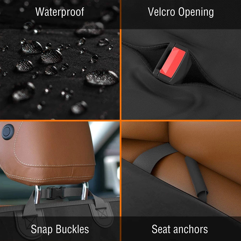 Waterproof Dog Front Seat Cover — Universal Fit for Cars, Trucks & SUVs