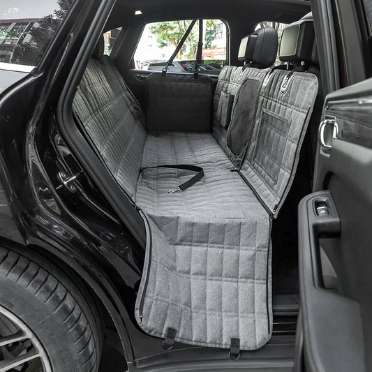 Large Dog Car Seat Hammock — Waterproof Anti-Slip Travel Protector Mat