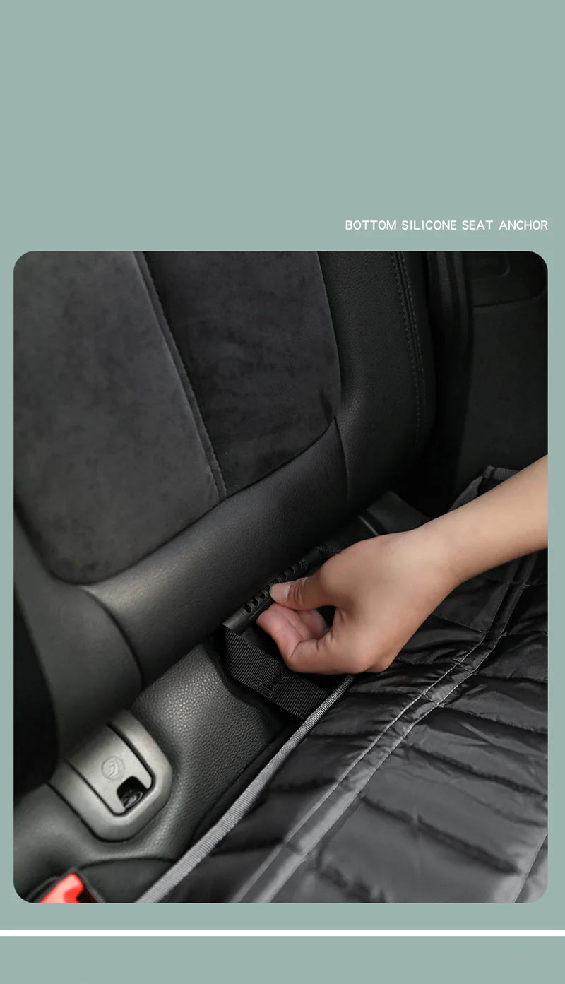 Large Dog Car Seat Hammock — Waterproof Anti-Slip Travel Protector Mat