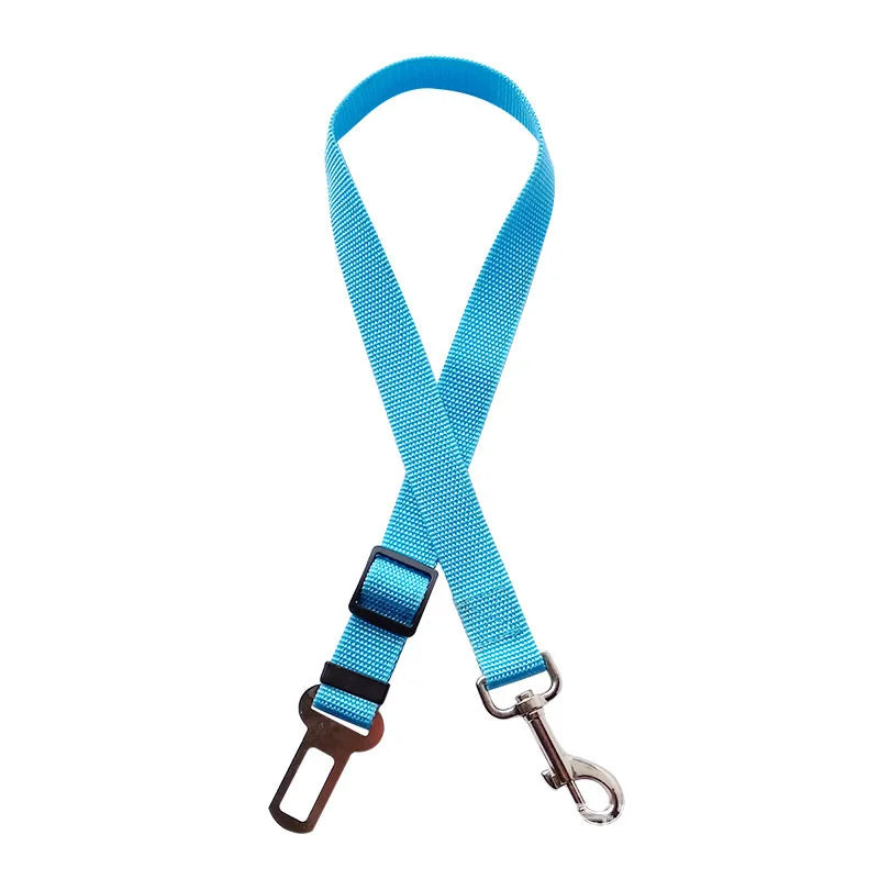 Premium Dog & Cat Car Safety Belt — Reflective Adjustable Traction Collar