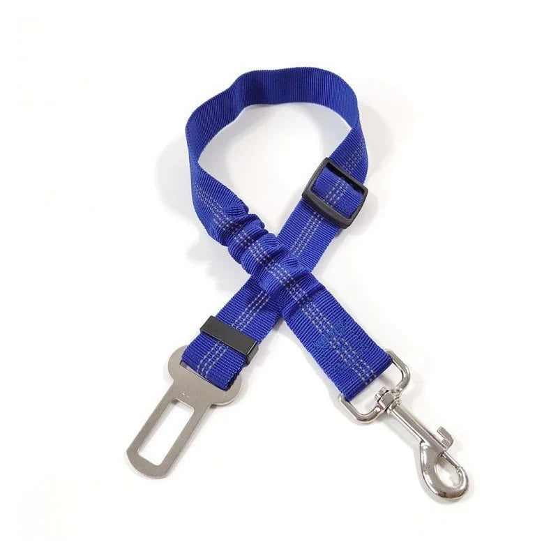 Nylon Dog Seat Belt Harness with Bungee Buffer — Reflective, Multiple Sizes