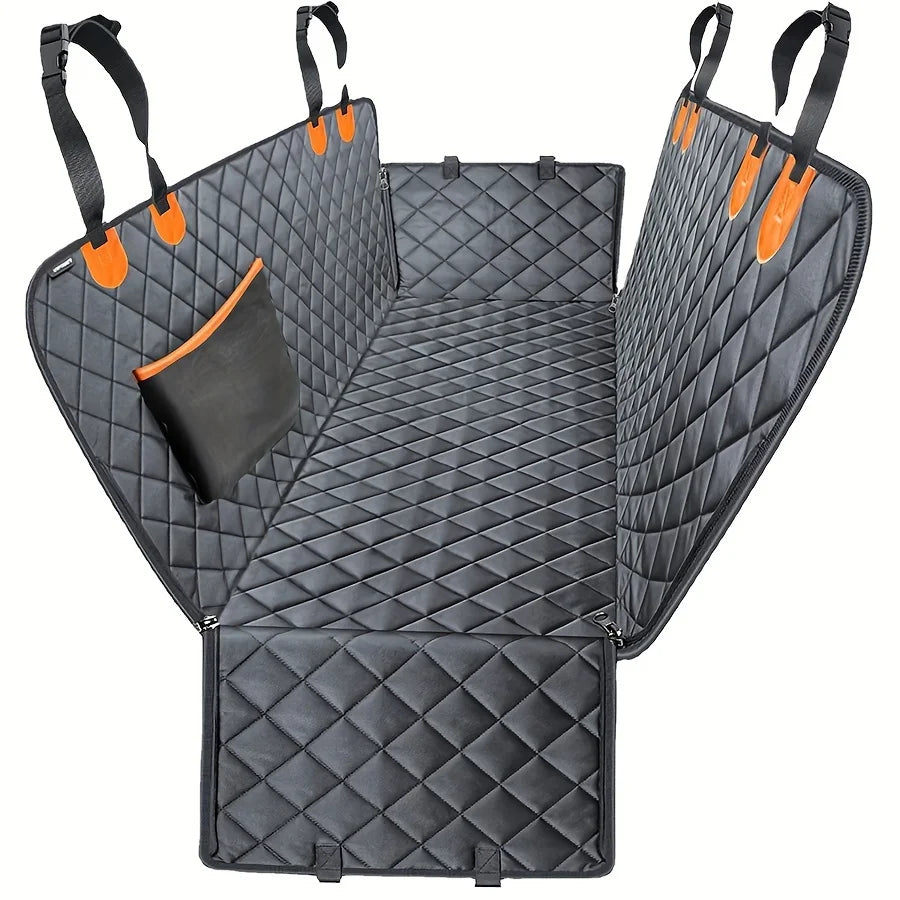 Premium Dog Car Seat Hammock — 100% Waterproof 600D Heavy Duty Non-Slip Cover