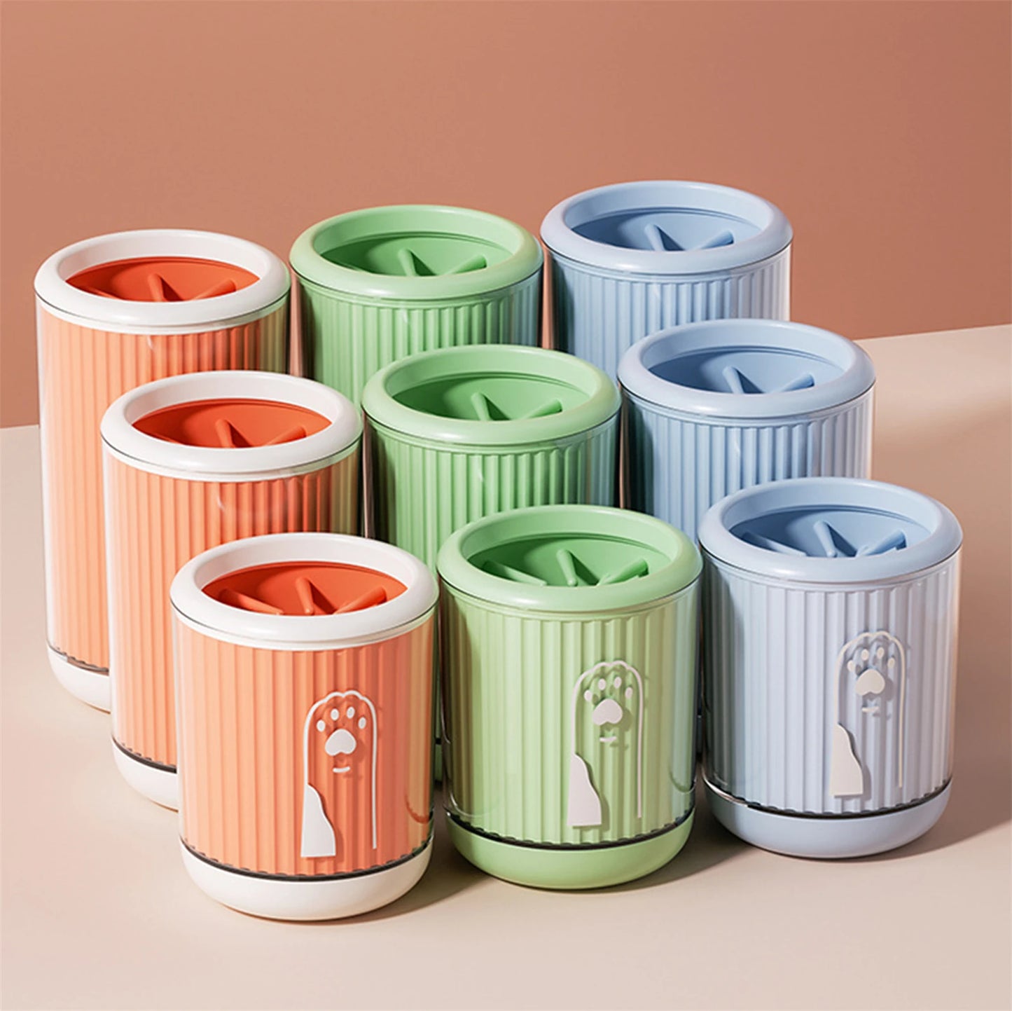 Portable Dog Paw Cleaner Cup — Soft Silicone Brush, Muddy Paw Washer