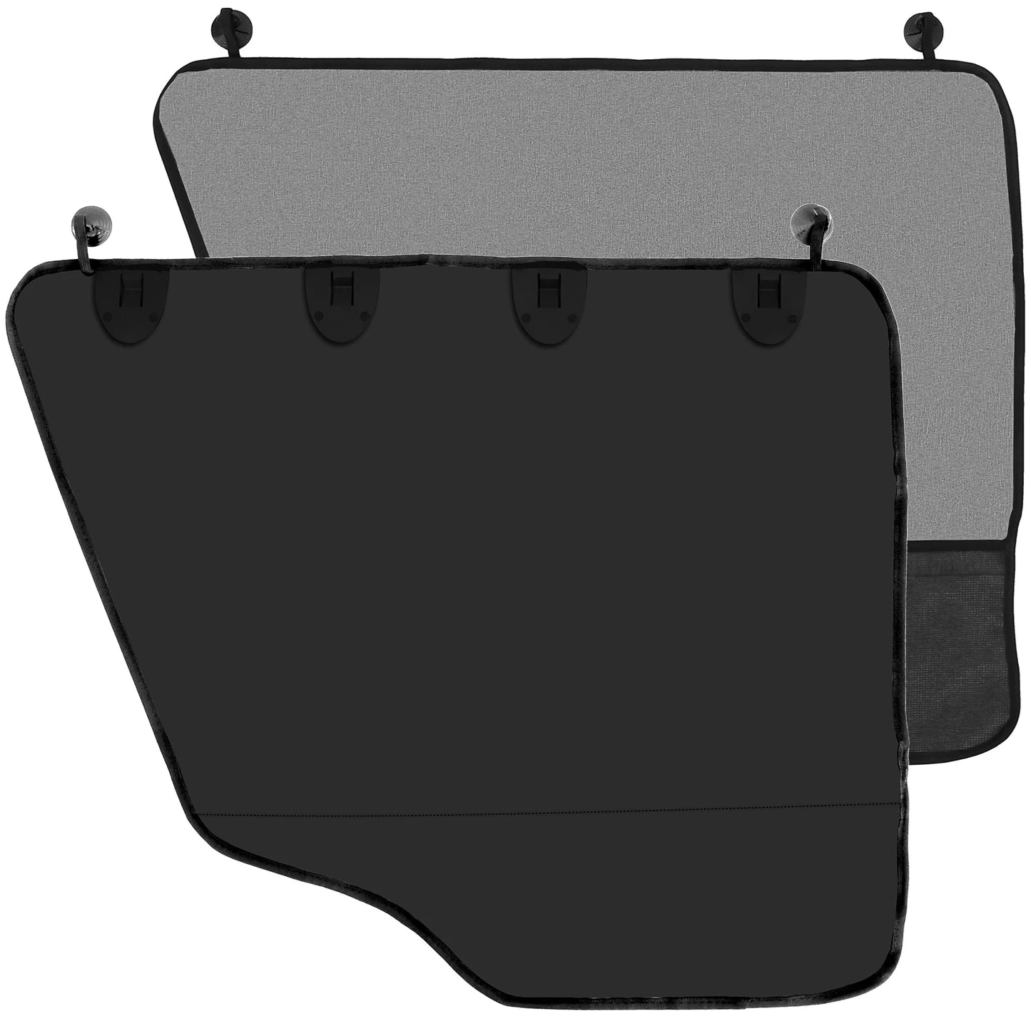 Dog Car Door Protector 2-Pack — 600D Oxford Washable with Pocket