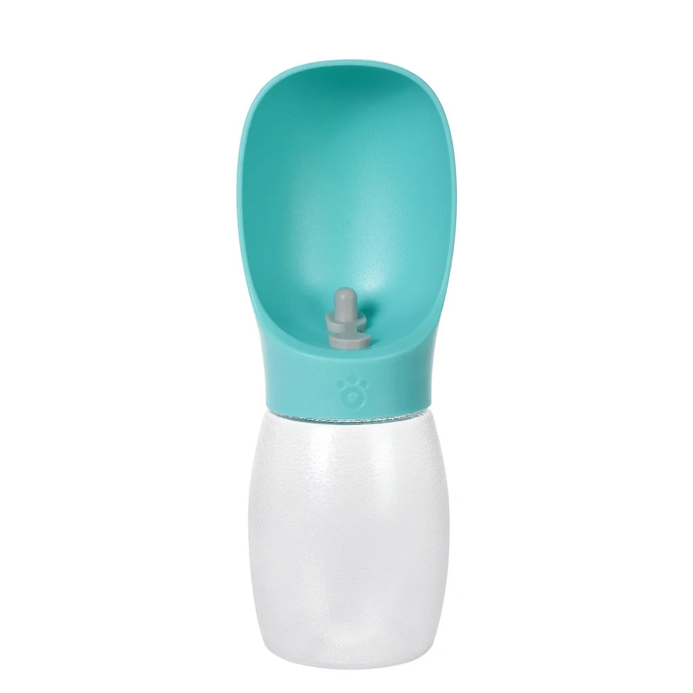 Portable Dog Travel Water Bottle — Leak-Proof with Flip Bowl