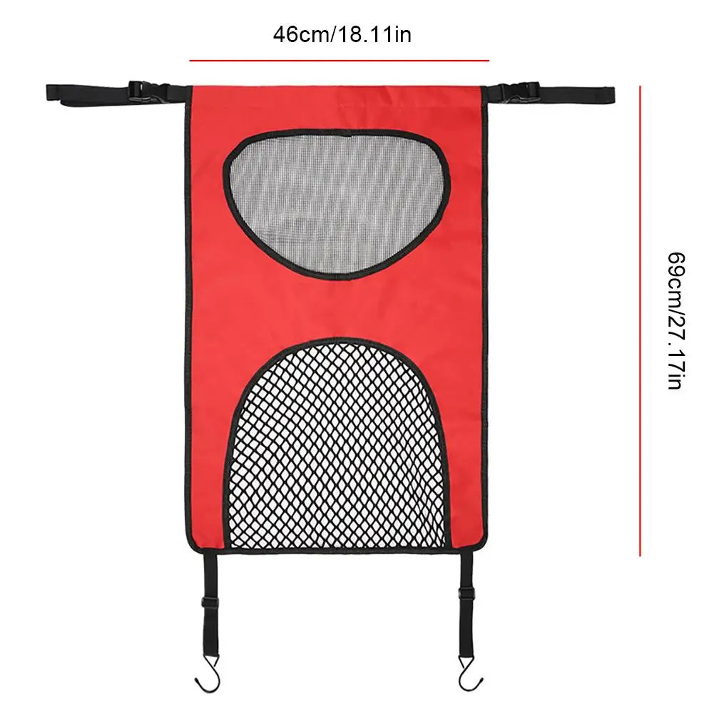 Lightweight Nylon Dog Car Safety Net Barrier — Universal Fit, Durable Mesh