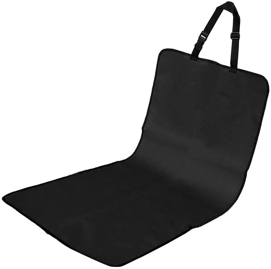 Waterproof Folding Dog Car Seat Cover — Front & Rear Carrier Mat for All Cars