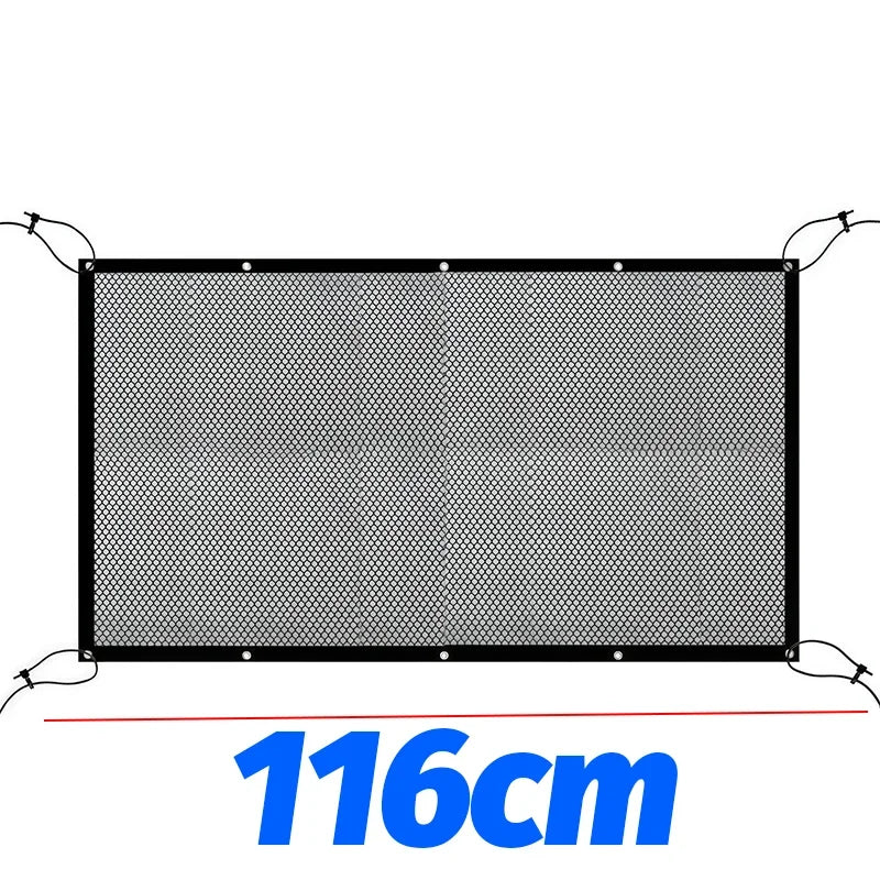 Universal Dog Car Safety Barrier Mesh Net — ISOFIX Compatible for SUVs