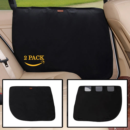Dog Car Door Protector with Window Guard — Waterproof Anti-Scratch Cover