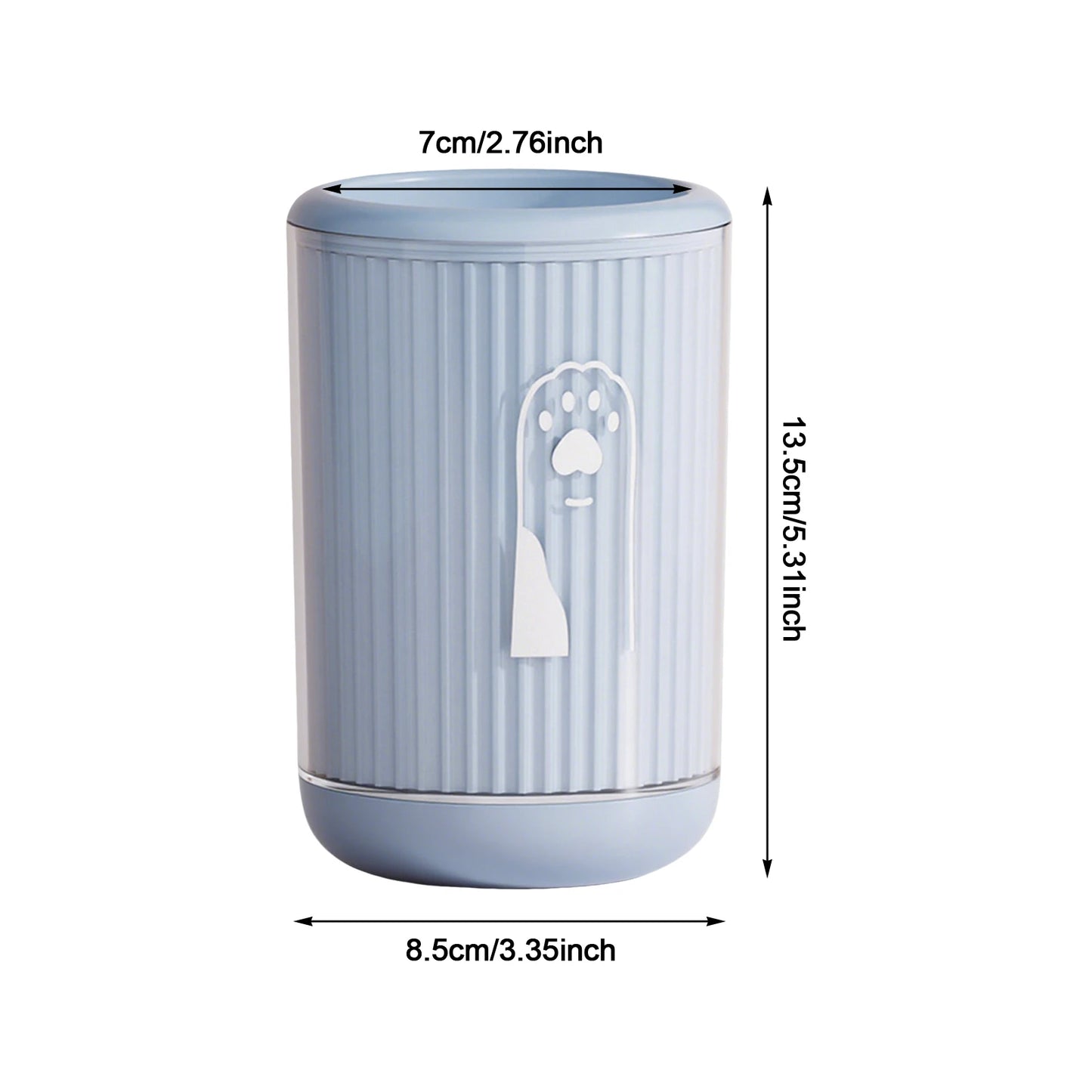 Portable Dog Paw Cleaner Cup — Soft Silicone Brush, Muddy Paw Washer