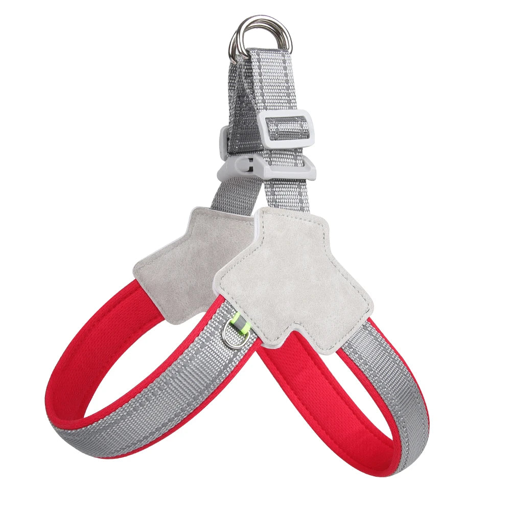Reflective No-Pull Dog Car Harness Vest — Adjustable Safety Harness, XS to XL