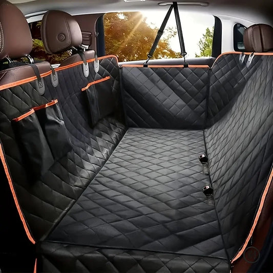 Upgraded Dog Car Seat Hammock — Waterproof Scratch-Resistant Back Seat Cover