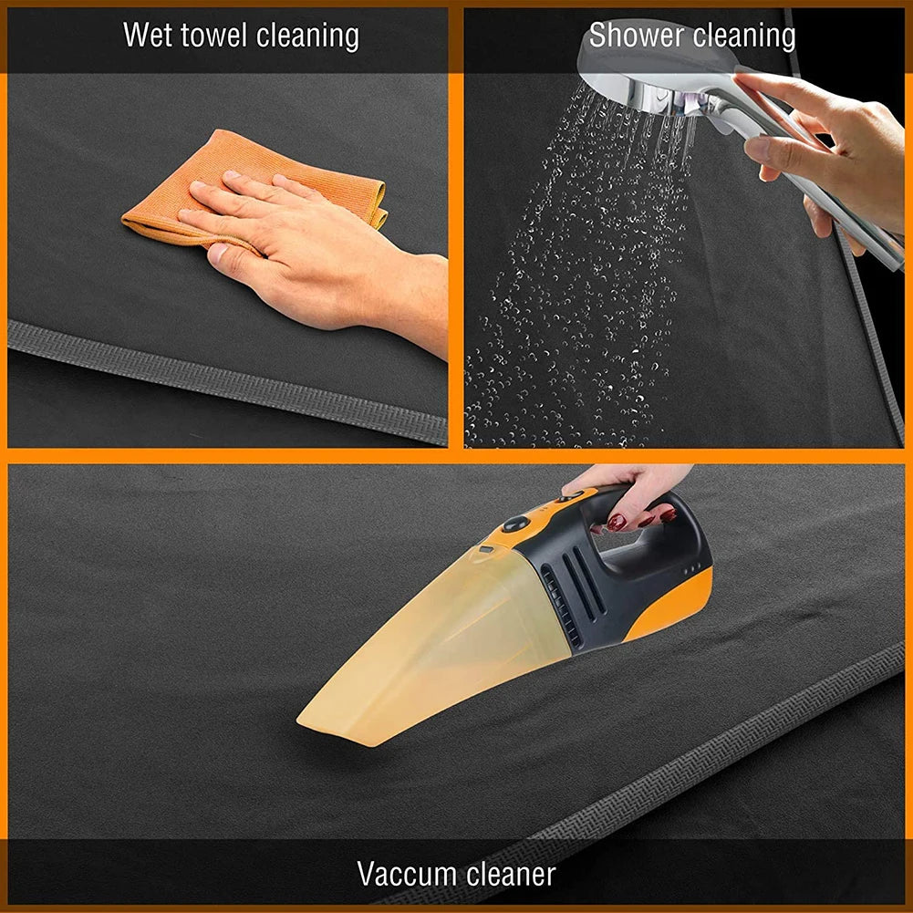 Non-Slip Waterproof Dog Rear Seat Mat — Scratch-Resistant Car Travel Cover
