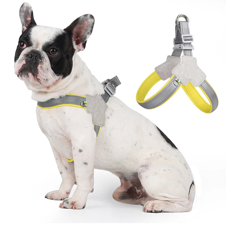 Reflective No-Pull Dog Car Harness Vest — Adjustable Safety Harness, XS to XL