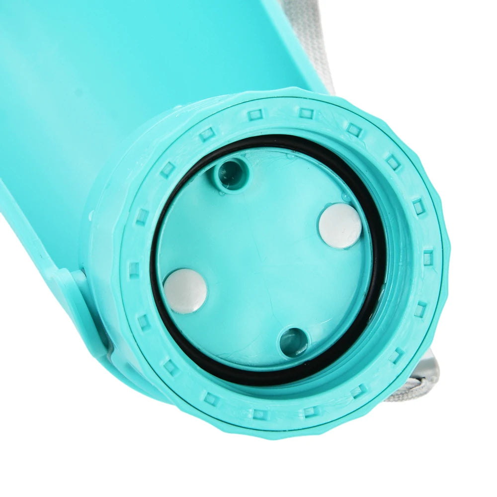 Outdoor Portable Dog Water Bottle with Drinking Bowl — Leak-Proof, 3 Sizes