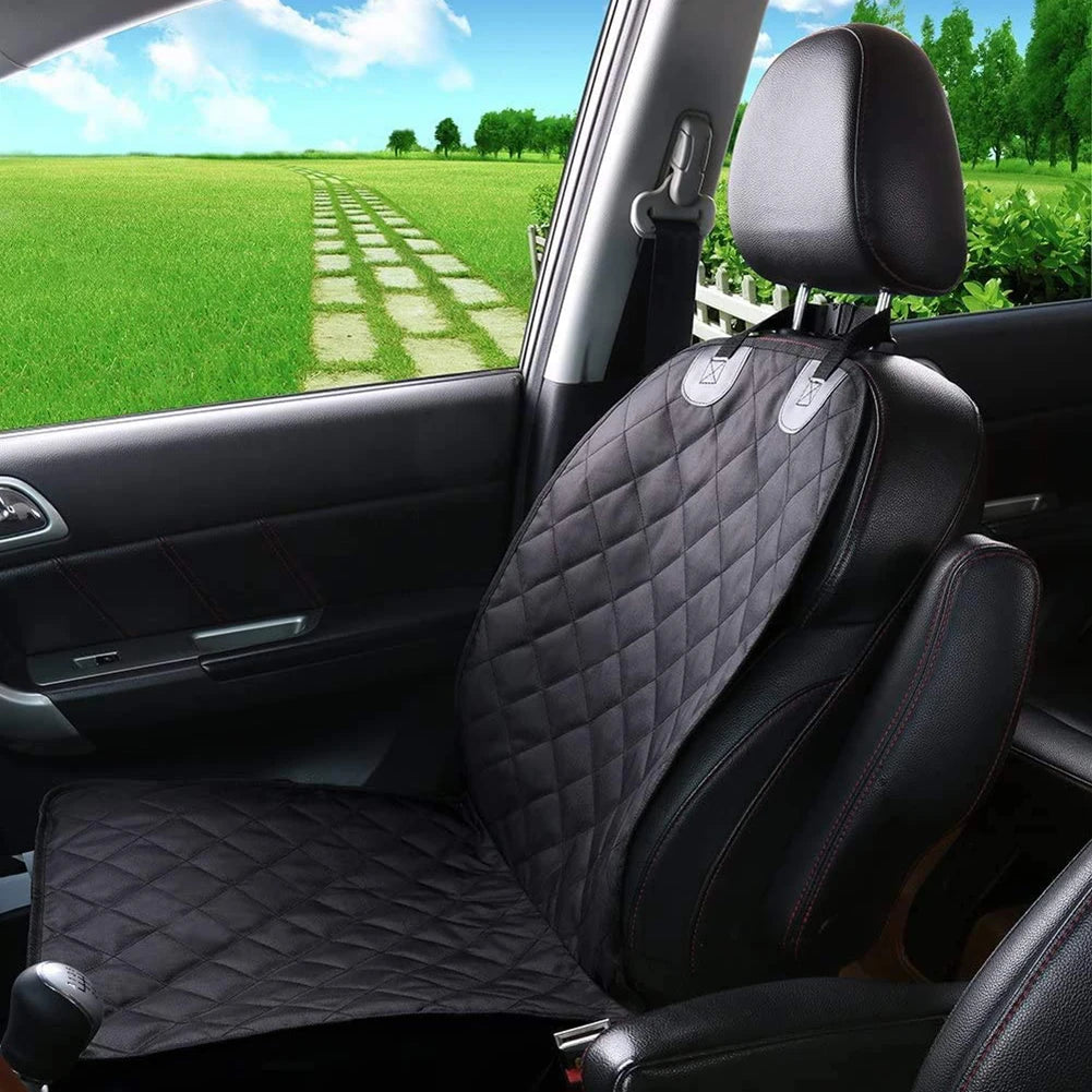 Non-Slip Waterproof Dog Rear Seat Mat — Scratch-Resistant Car Travel Cover