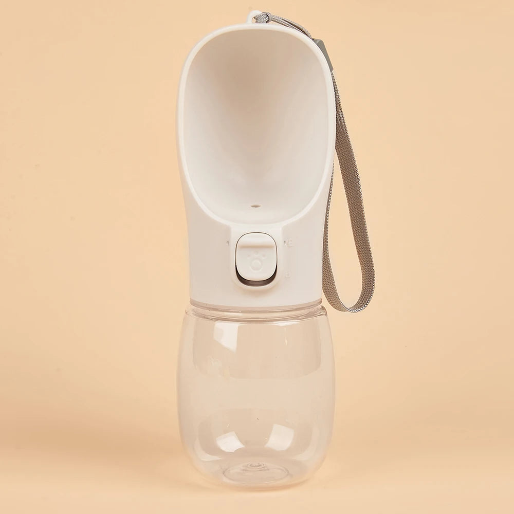 Portable Dog Water Bottle with Flip Bowl — Leakproof, 18 Colors Available
